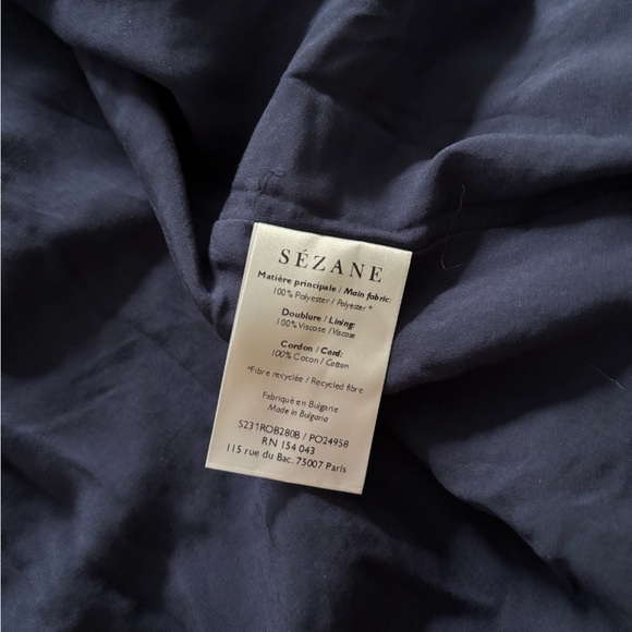 NWT Sezane Grey Midi dress, size 4 - Picture 10 of 12